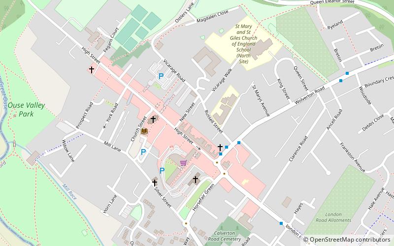 Stony Stratford location map