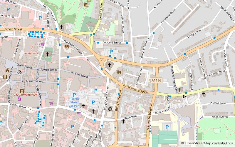 Ipswich Regent location map