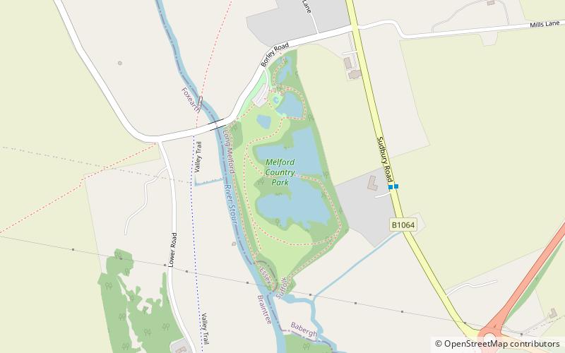 Long Melford Country Park location map