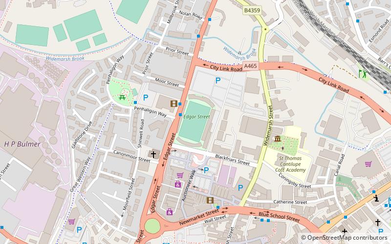 Edgar Street location map