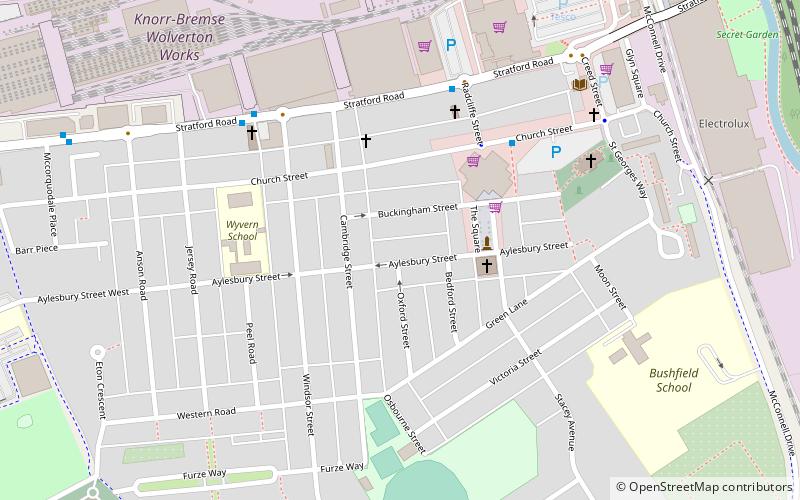 Wolverton location map