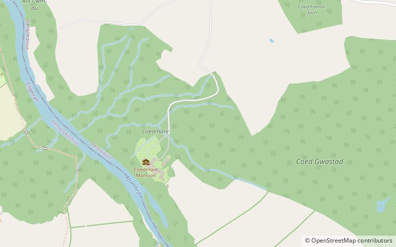 coedmor national nature reserve location map