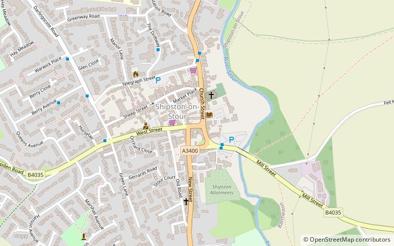 Shipston-on-Stour location map