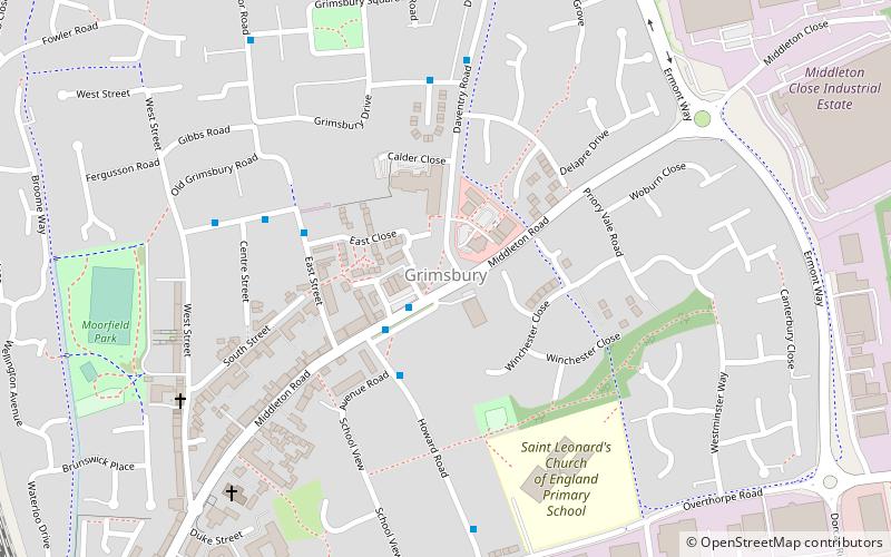 Grimsbury location map