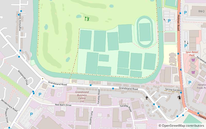 Racecourse Ground location map