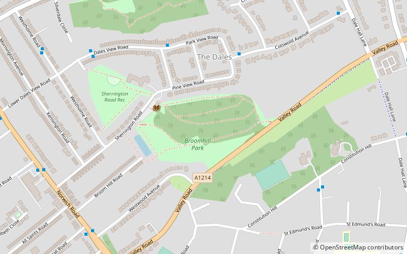 Broomhill Park location map
