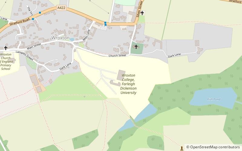 Wroxton Abbey location map