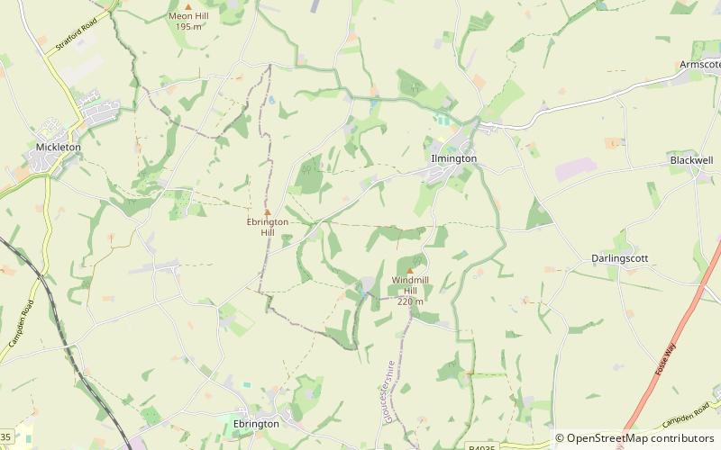 Ilmington Downs location map