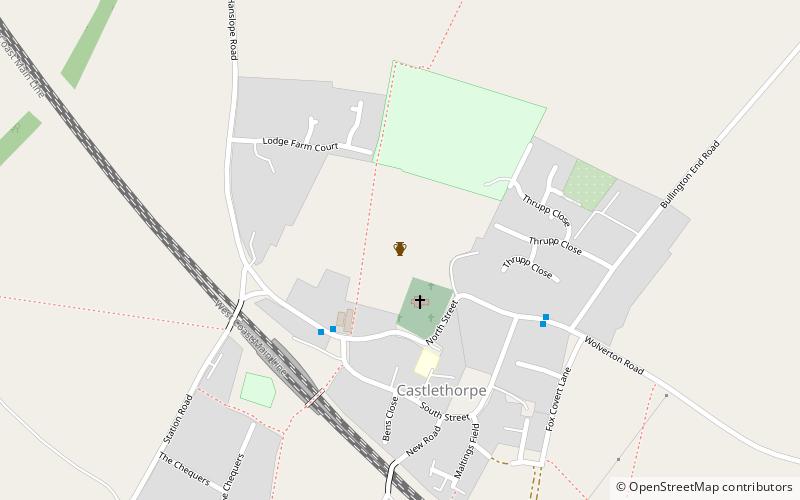 castlethorpe castle location map