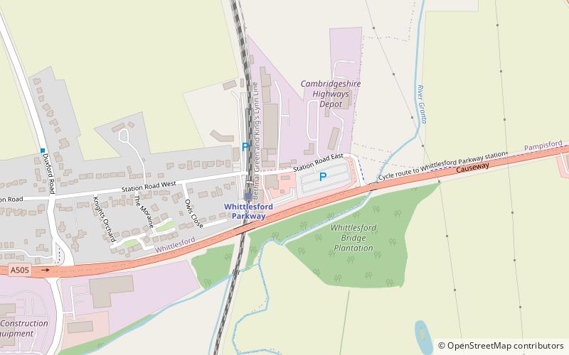 Duxford Chapel location map