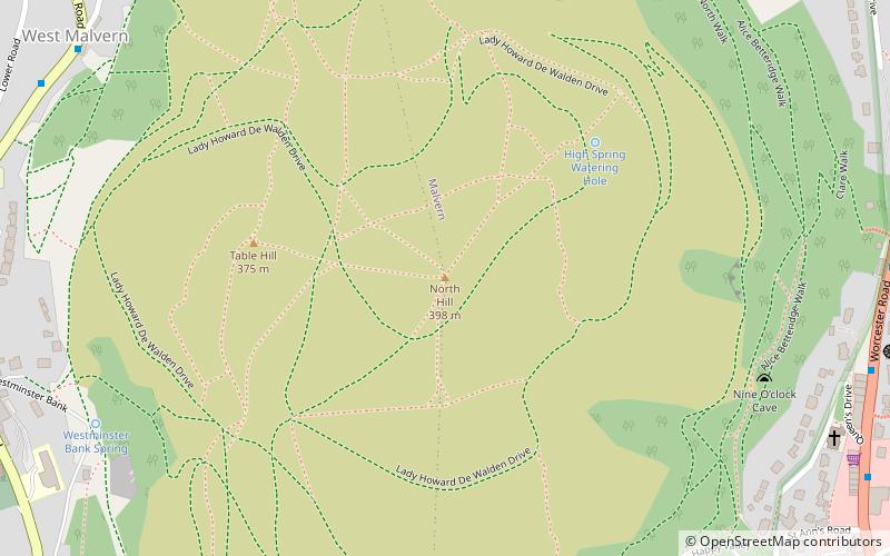 North Hill location map