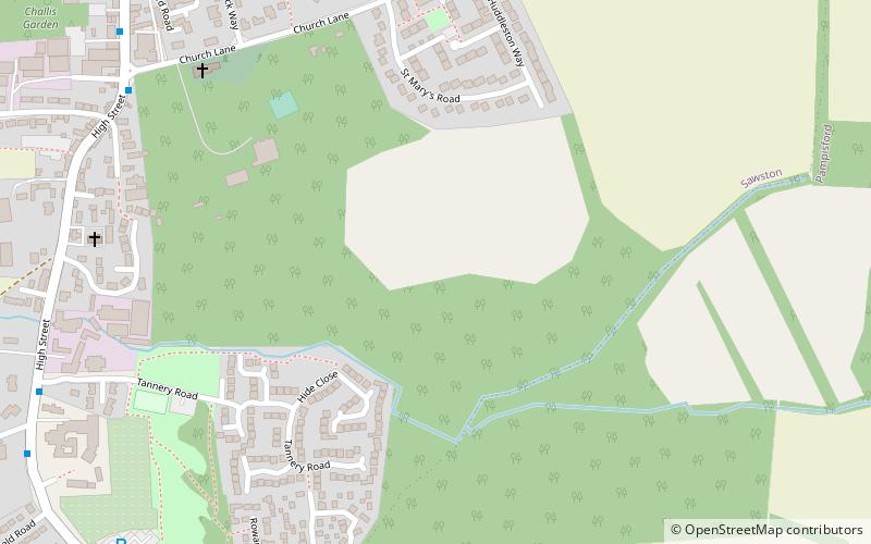 Sawston Hall Meadows location map