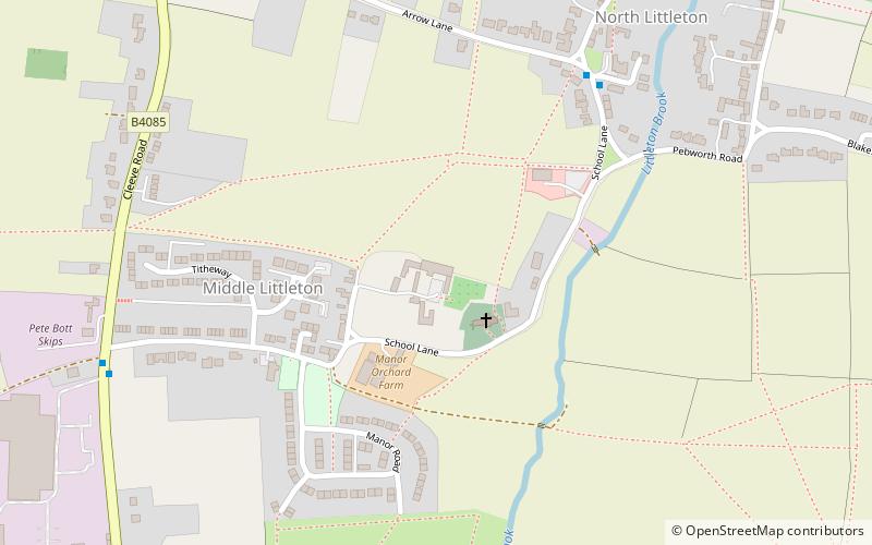 Tithe Barn location map