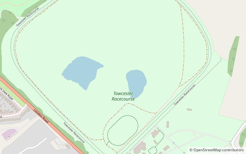 Towcester Racecourse location map