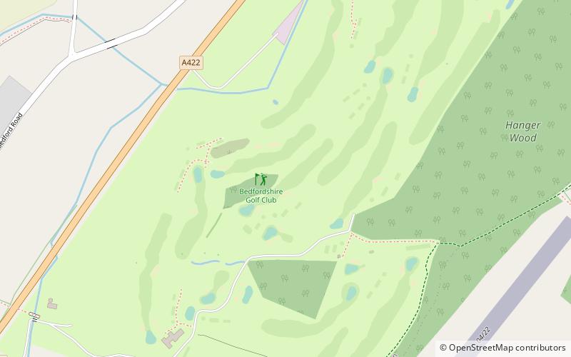 Bedfordshire Golf Club location map