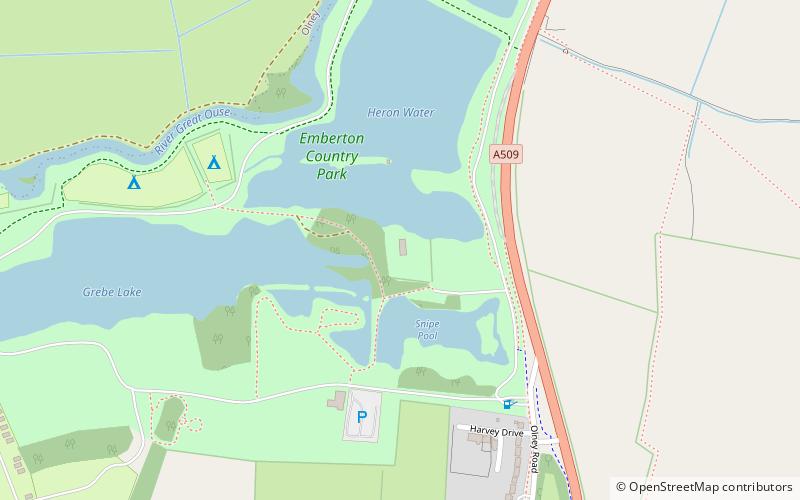 Emberton Country Park location map