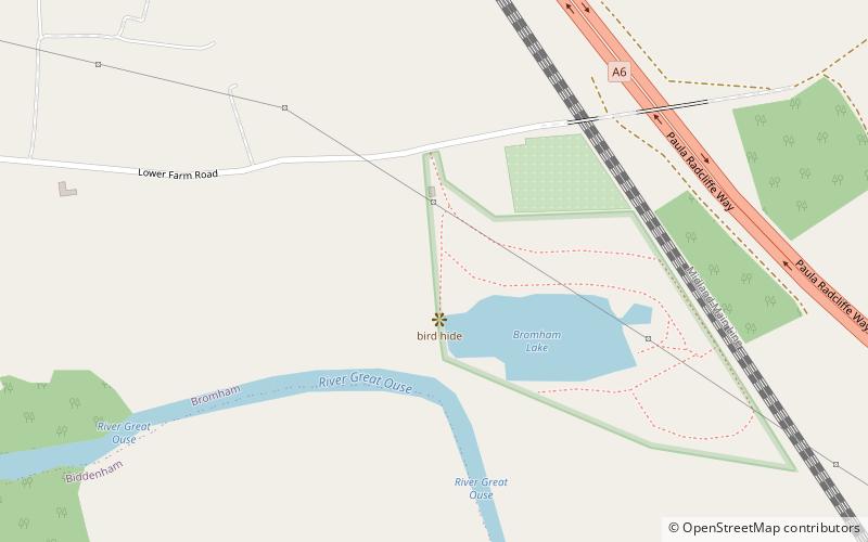 Bromham Lake location map