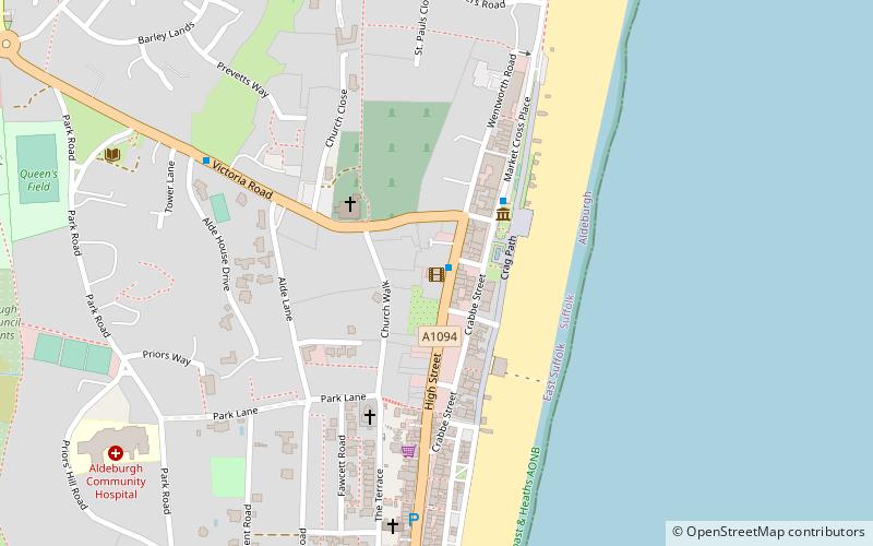 Aldeburgh Cinema location map