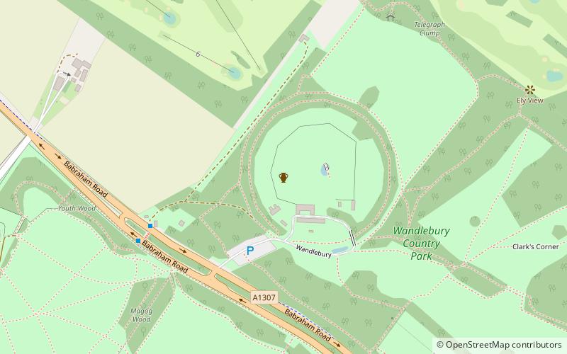Wandlebury Hill location map