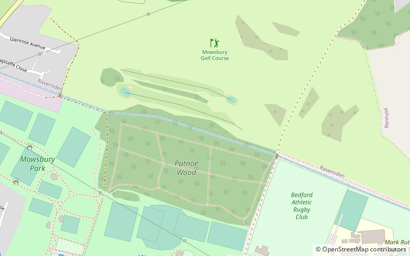 Putnoe Wood location map