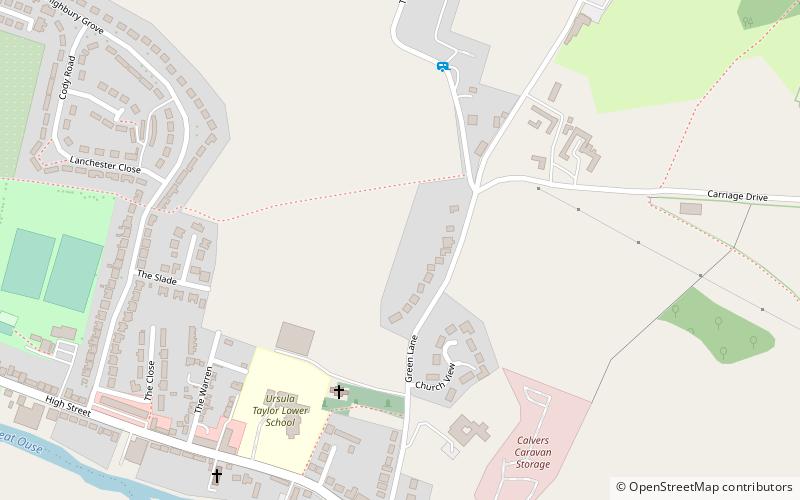 Clapham location map