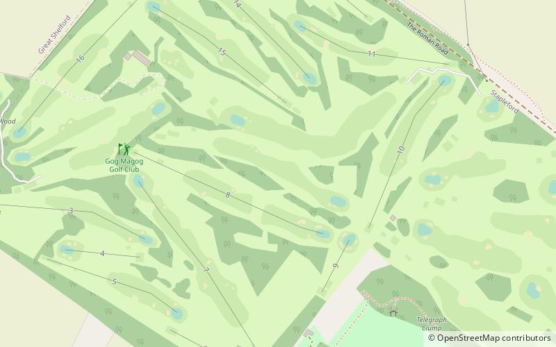 Gog Magog Golf Club location map
