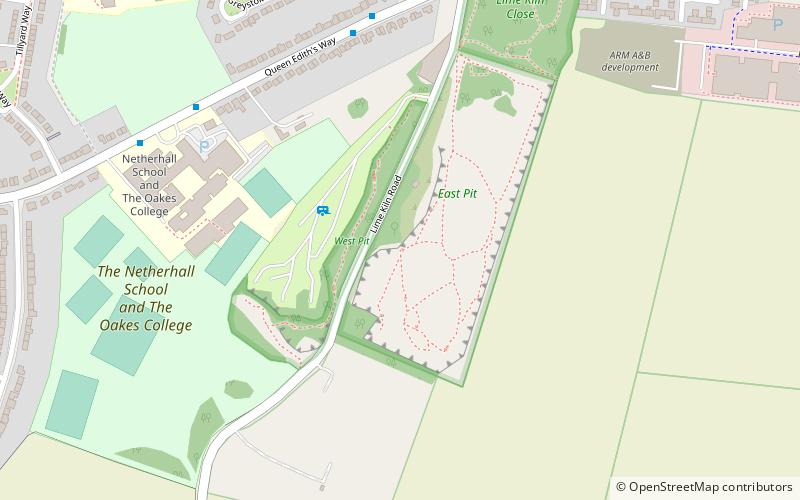 Cherry Hinton Pit location map