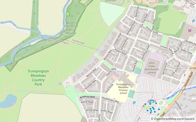 Trumpington Meadows location map