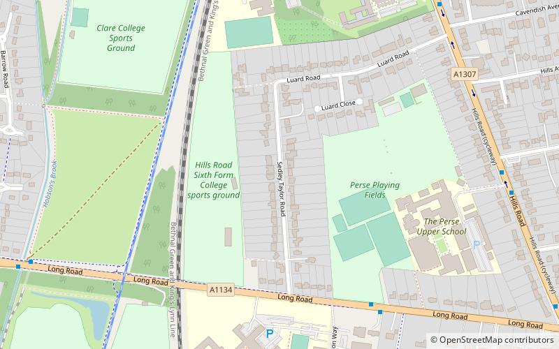 Sedley Taylor Road location map