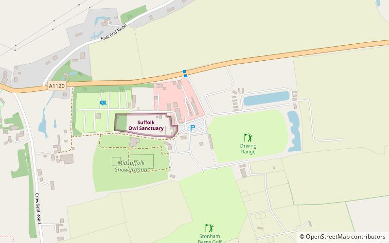 Suffolk Owl Sanctuary location map