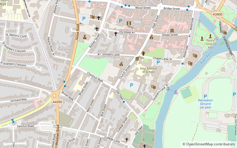 Shakespeare Institute location map
