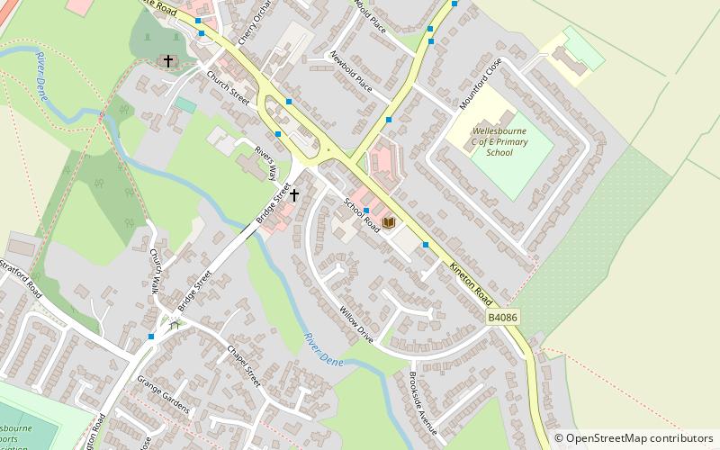 chedhams yard wellesbourne location map