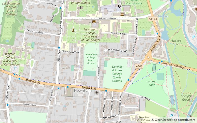 cambridge whitefriars location map