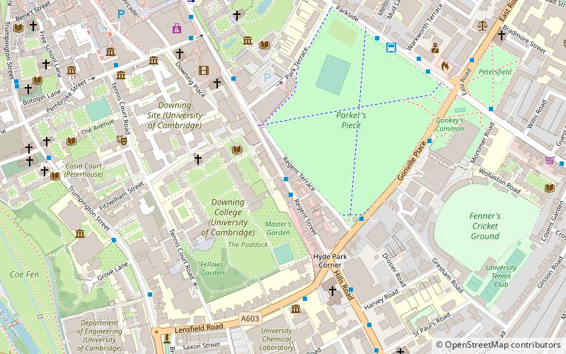 Regent Street location map