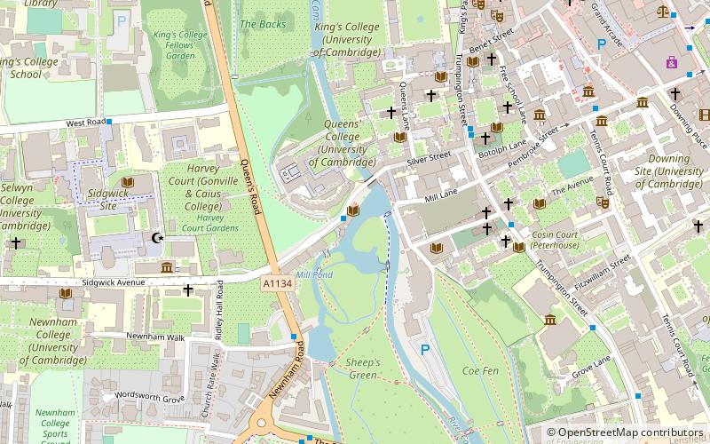 Cambridge Chauffeur Punts location map