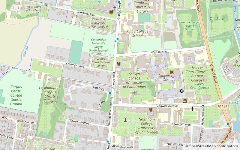 Divinity Faculty Library location map