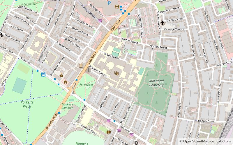 Mumford Theatre - Cambridge location map