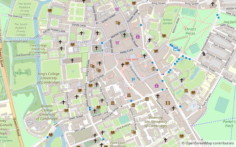 Cambridge Corn Exchange location map