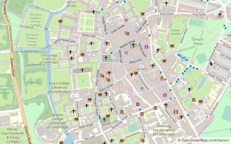 Cambridge Arts Theatre location map