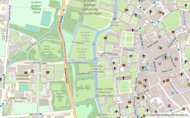 Garret Hostel Bridge location map