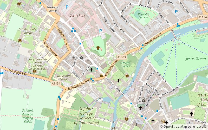 St Giles' Church location map