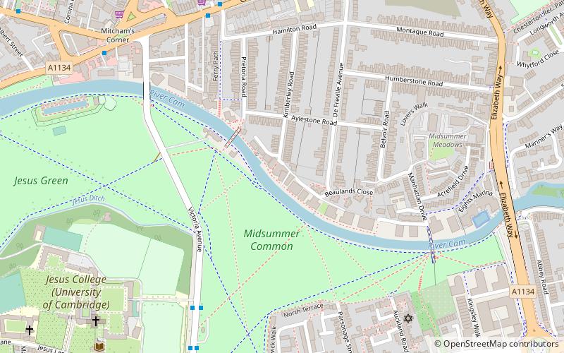 City of Cambridge Rowing Club location map