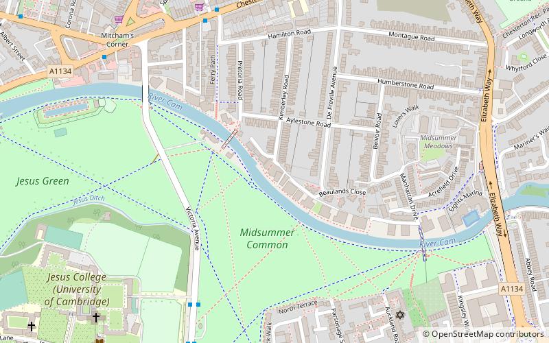 Cambridgeshire Rowing Association location map