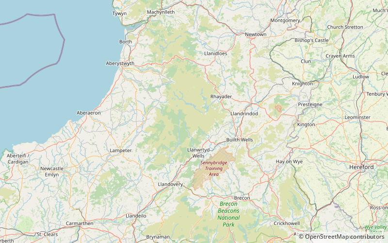 Drygarn Fawr location map