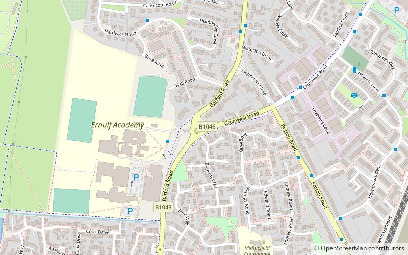 Eynesbury location map