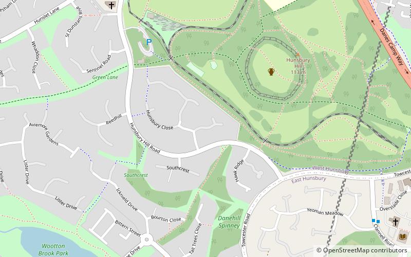 West Hunsbury location map