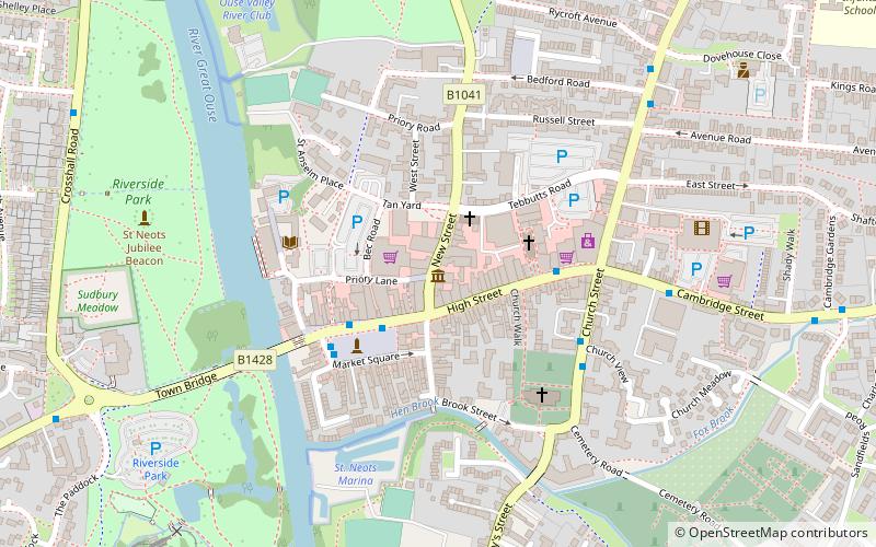 St Neots Museum location map
