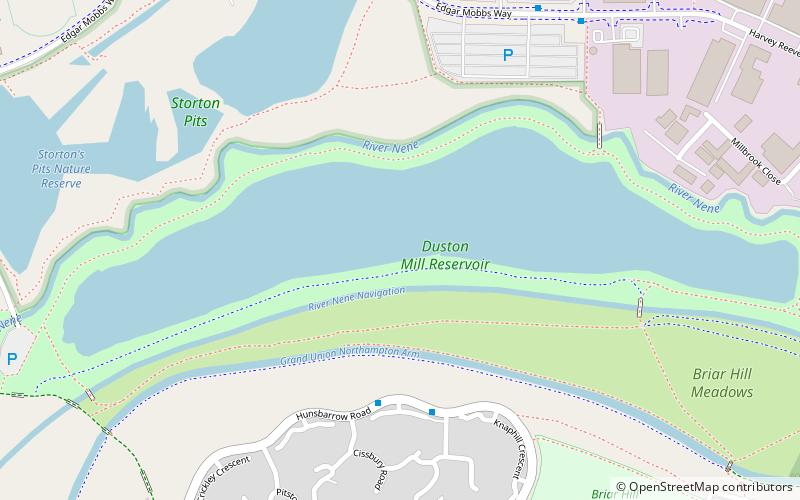 Duston Mill Meadow location map