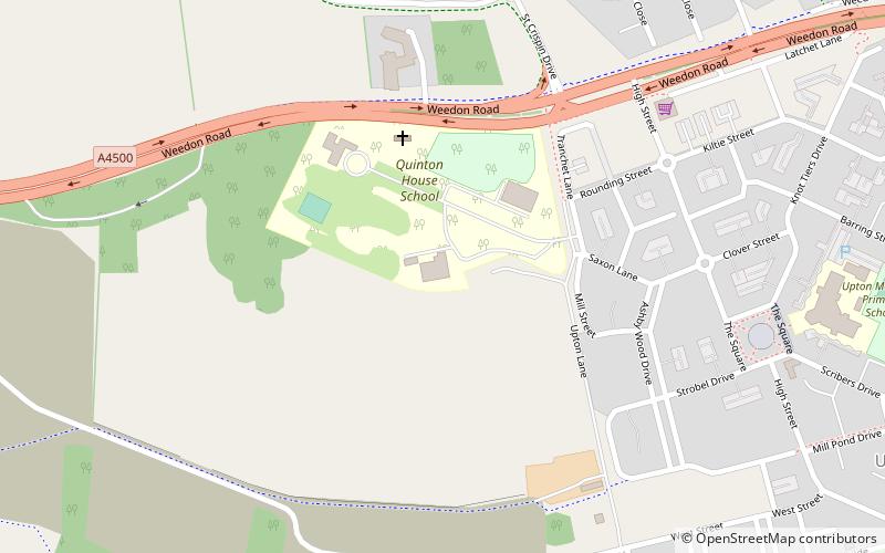 Quinton House School location map