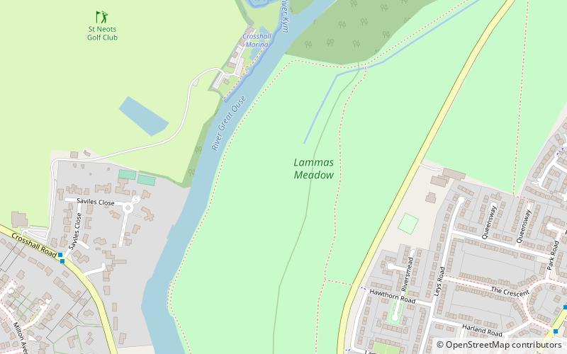 St Neots Common location map